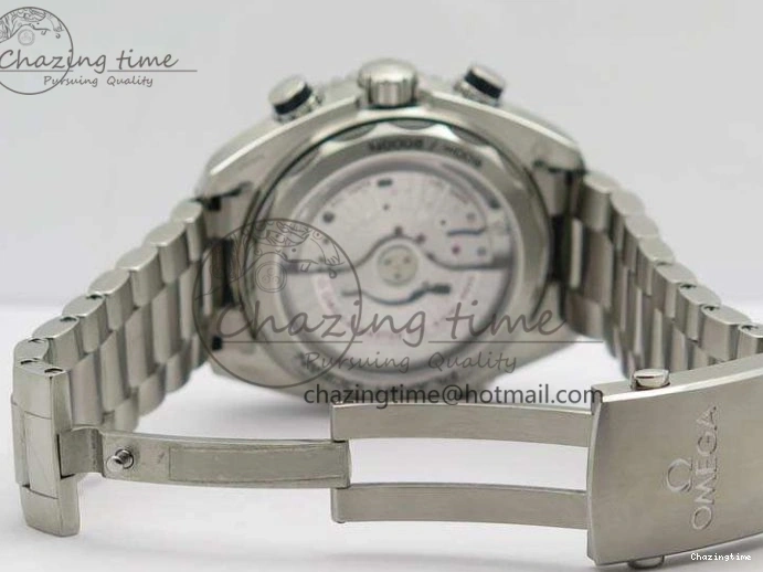 0120 FastDry Planet Ocean Master Chrono SS OM 1:1 Best Edition Black Dial On SS Bracelet A9900 V 8112